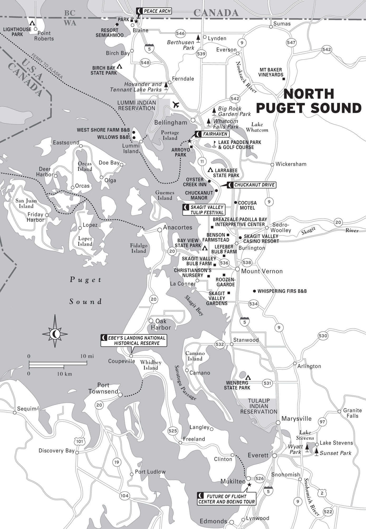 Printable Puget Sound Map - Free Printable Download